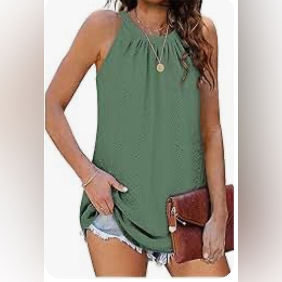 Green Envelope Tops - Green envelope - NWT tank
